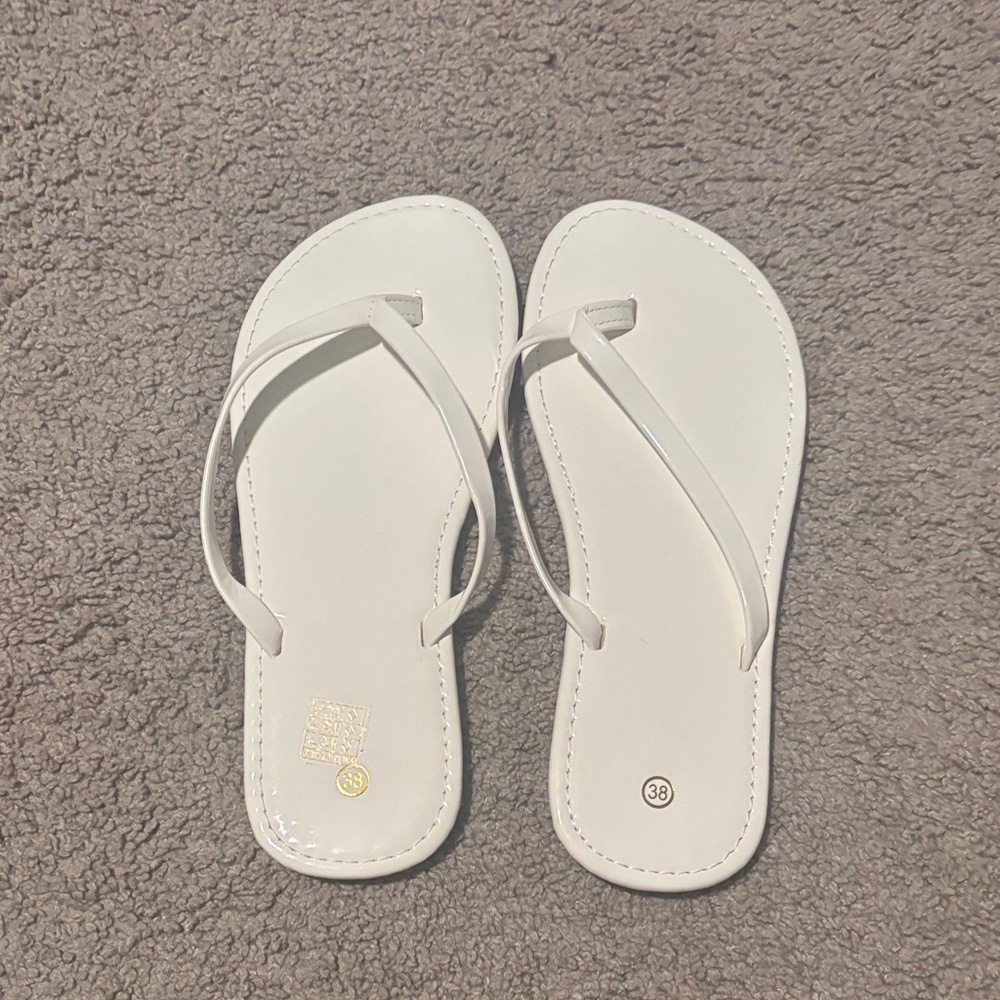 Elegant White Women's Sandals